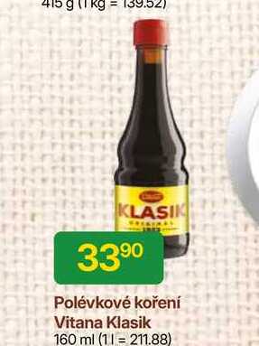 Vitana Polévkové koření Klasik 160 ml 