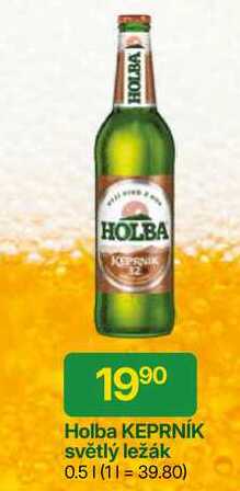 Holba KEPRNÍK světlý ležák 0.5l