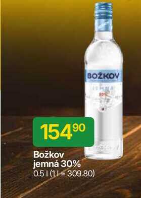Božkov jemná 30% 0.5l