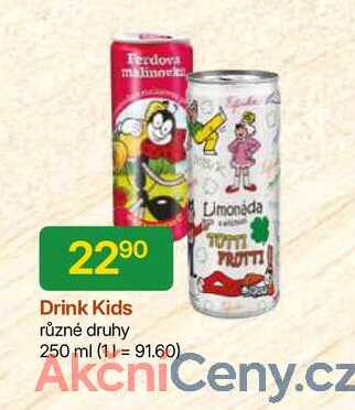 Drink Kids různé druhy 250 ml 
