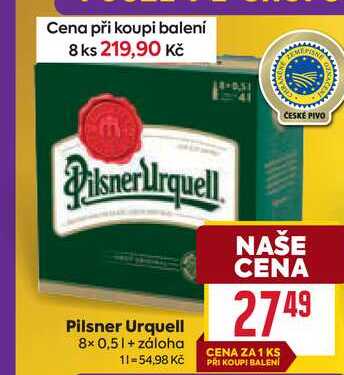 Pilsner Urquell 8× 0,5l