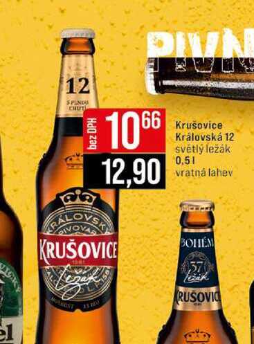 Královská 12 světlý ležák 0,5l