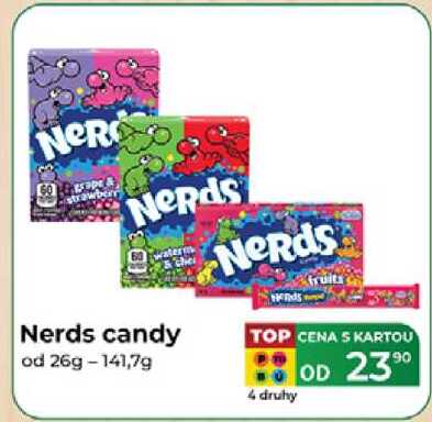 Nerds fruits Nerds candy od 26g-141,7g