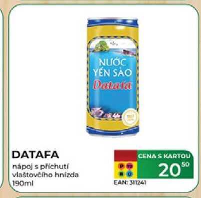 DATAFA nápoj s příchutí vlaštovčího hnízda 190ml 