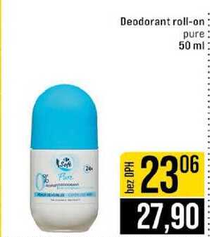 Deodorant roll-on pure 50 ml