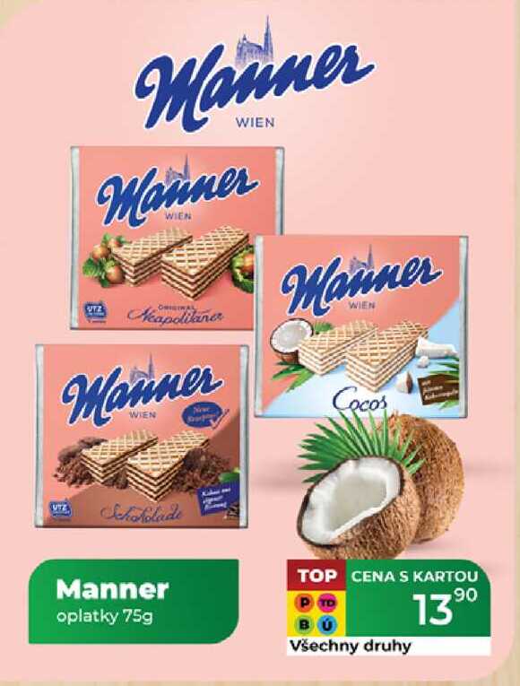 Manner oplatky 75g 