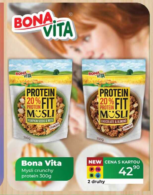 Bona Vita Mysli crunchy protein 300g