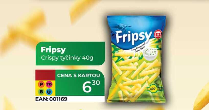 Fripsy Crispy tyčinky 40g  
