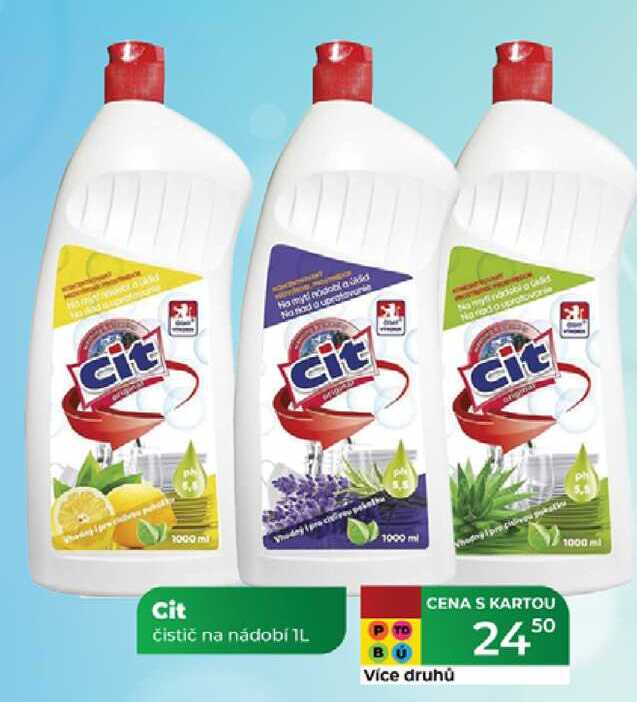 Cit čistič na nádobí 1L  
