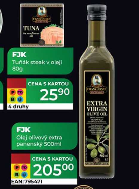 FJK Olej olivový extra panenský 500ml  