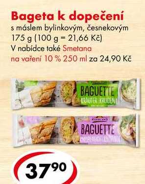 Bageta k dopečení, 175 g