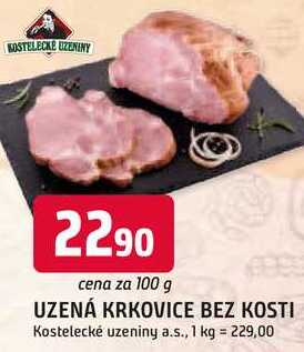 UZENÁ KRKOVICE BEZ KOSTI 100 g