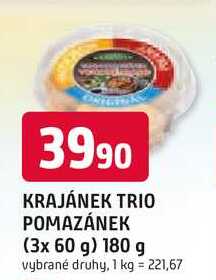 KRAJÁNEK TRIO POMAZÁNEK (3x 60 g) 180 g 