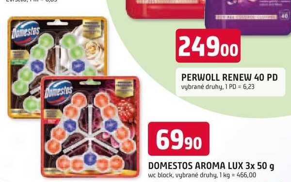 DOMESTOS AROMA LUX 3x 50 g 