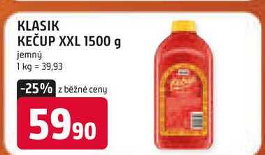KLASIK KEČUP XXL 1500 g jemný 