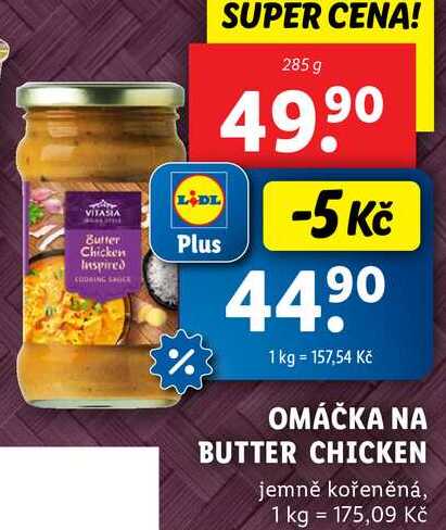 OMÁČKA NA BUTTER CHICKEN, 285 g