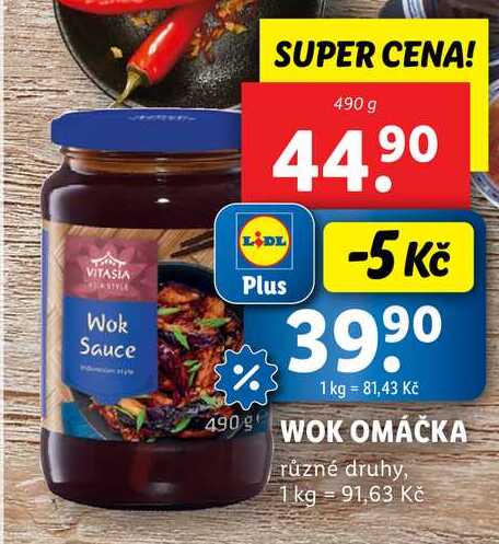WOK OMÁČKA, 490 g