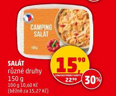 SALÁT různé druhy, 150 g 