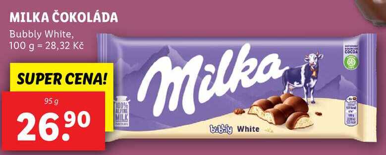 MILKA ČOKOLÁDA, 95 g