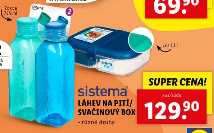 LÁHEV NA PITÍ/SVAČINOVÝ BOX