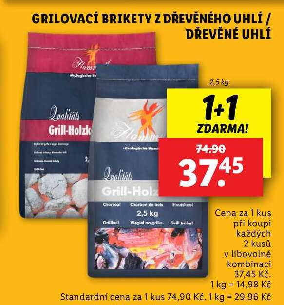 GRILOVACÍ BRIKETY Z DŘEVĚNÉHO UHLÍ/DŘEVĚNÉ UHLÍ, 2,5 kg