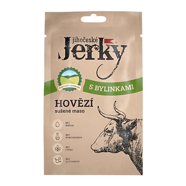 Jihočeské Jerky Hovězí s bylinkami