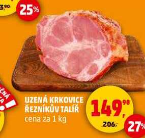 UZENÁ KRKOVICE ŘEZNÍKŮV TALÍŘ, 1 kg