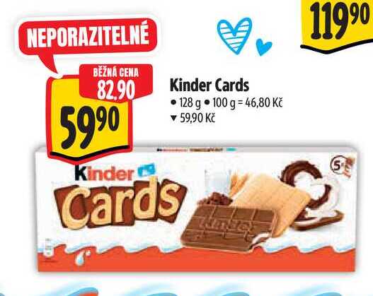 Kinder Cards 128 g