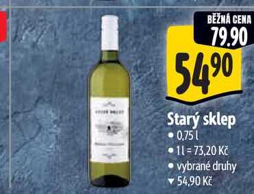 Starý sklep 0,75l