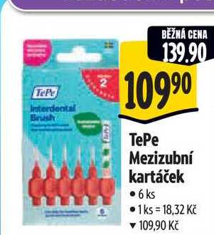 TePe Mezizubní kartáček 6 ks 