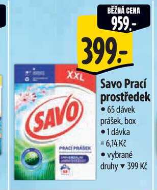Savo Prací prostředek 65 dávek 