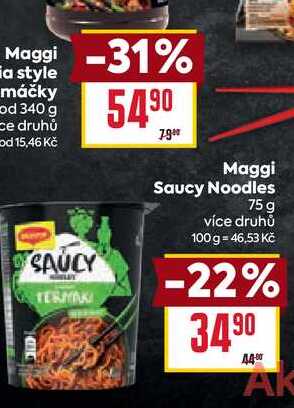 Maggi Saucy Noodles 75 g