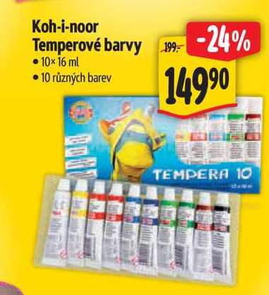 Koh-i-noor Temperové barvy 10 ks