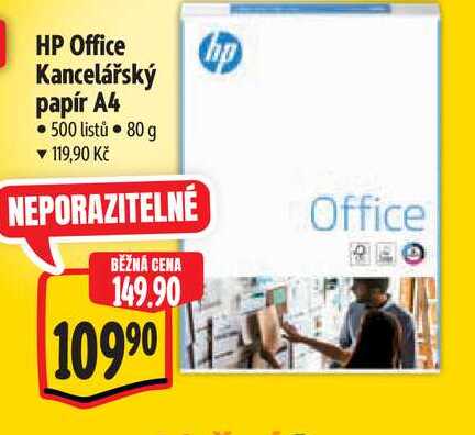 HP Office Kancelářský papír A4 500 listů 80 g