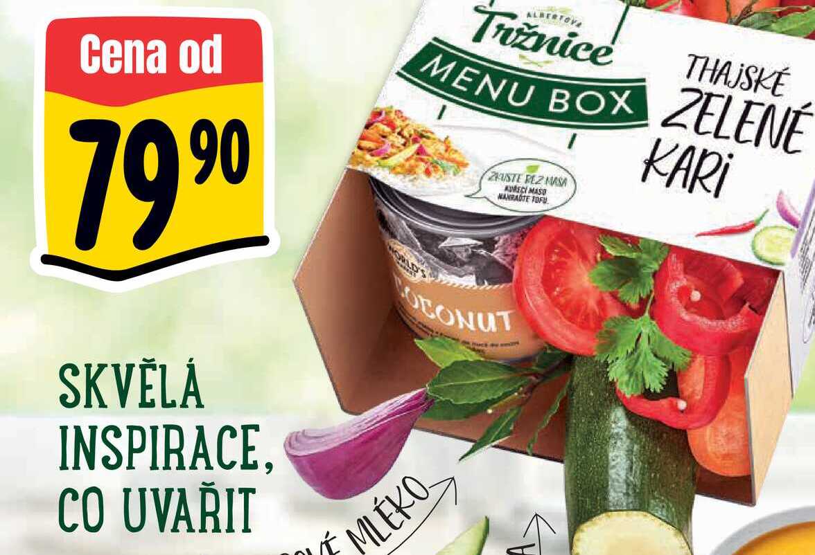 Albert Menu Box ZELENÉ KARI 
