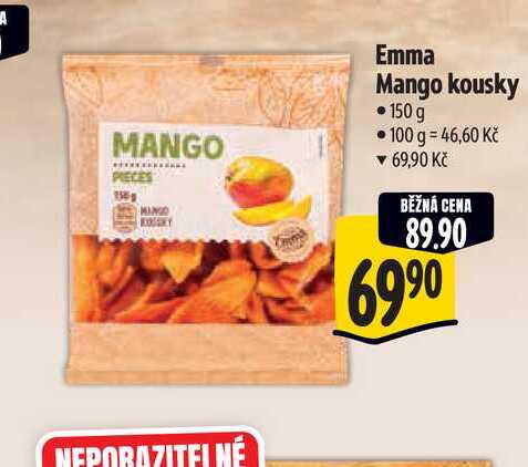 Emma Mango kousky 150 g 