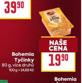 Bohemia Tyčinky 80 g