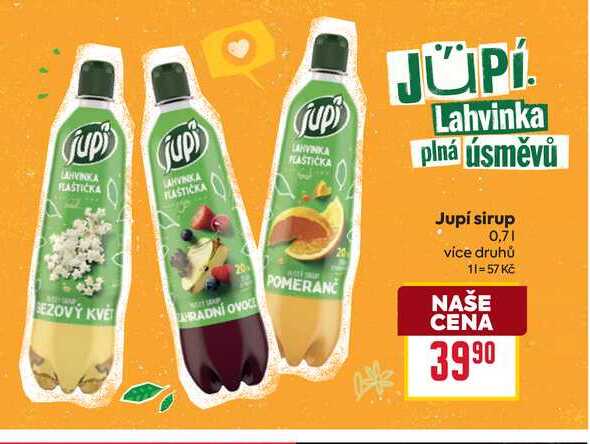 Jupí sirup 0,7l