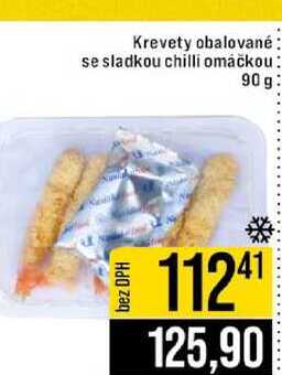 Krevety obalované se sladkou chilli omáčkou 90 g