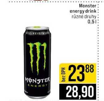 Monster energy drink různé druhy 0,5l