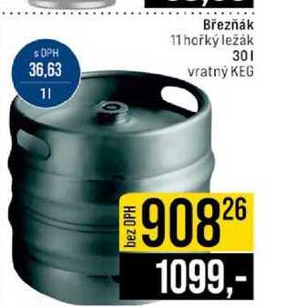Březňák 11 hořký ležák 30l v akci