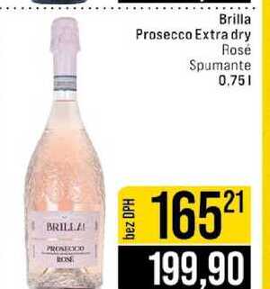 Brilla Prosecco Extra dry Rosé Spumante 0.75l 