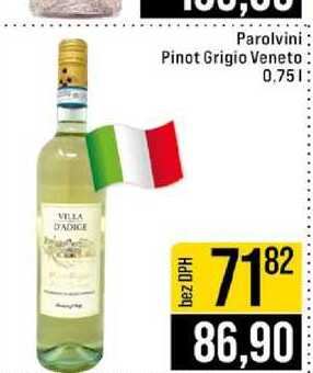 Parolvini Pinot Grigio Veneto 0.75l