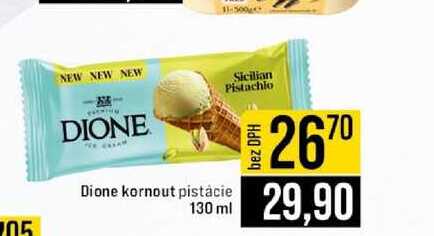 Dione kornout pistácie 130 ml 