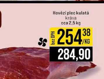 Hovězi plec kulatá kráva cca 2,5 kg