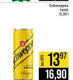 Schweppes tonic 0,33l 