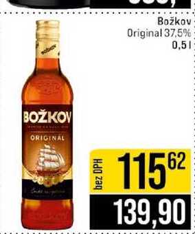 Božkov Original 37,5% 0,5l