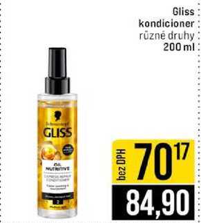 Gliss kondicioner různé druhy 200 ml 