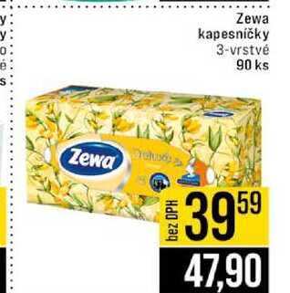 Zewa kapesníčky 3-vrstvé 90 ks