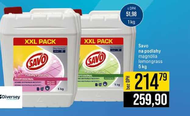 Savo na podlahy magnólia lemongrass 5 kg
